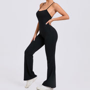 Adjustable Strap Horn Yoga Jumpsuit