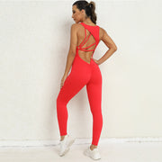 Women's One-piece Yoga Sleeveless Jumpsuit