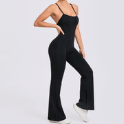 Adjustable Strap Horn Yoga Jumpsuit