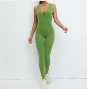 Women's One-piece Yoga Sleeveless Jumpsuit